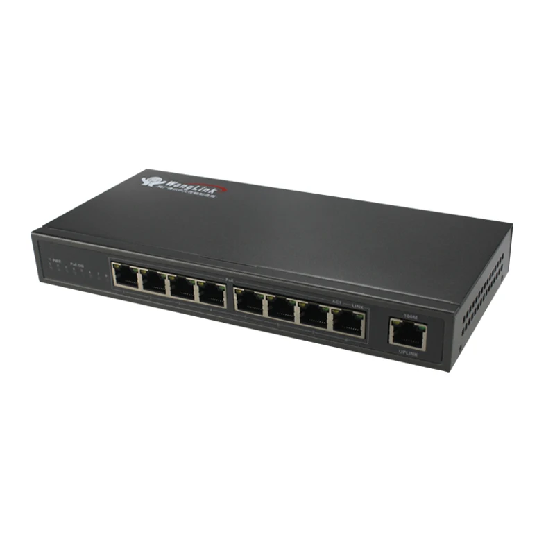 

Free shipping POE ethernet switch 8port+1uplink port 10/100M poe network switch for Network POE Powered