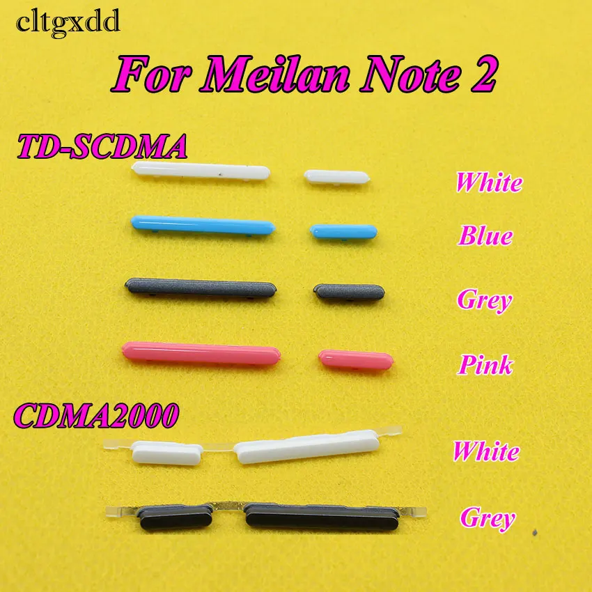 

cltgxdd 1Set New Power Volume Buttons Side Keyboard Housing Case For Meilan Note 2 M2 Note 5.5 Inch Replacement Parts
