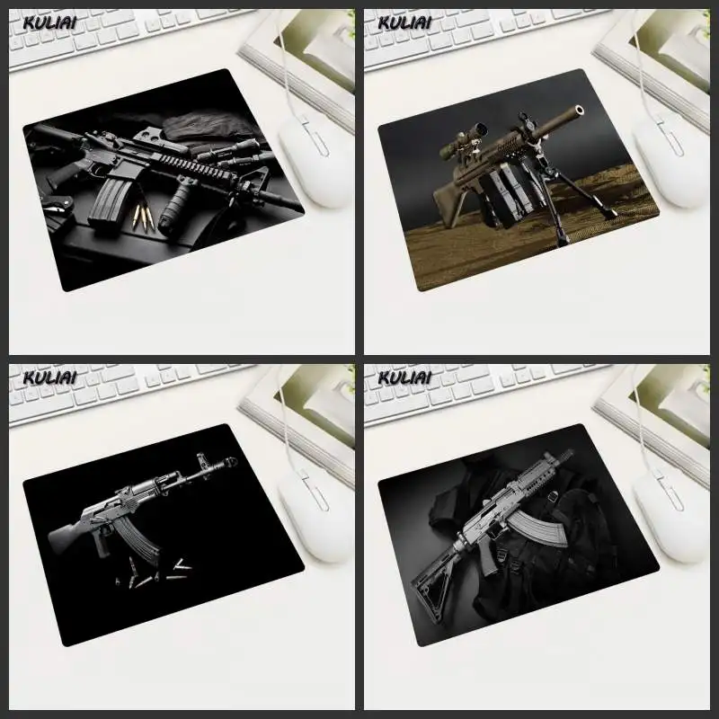 

XGZ Personalized Gun Weapon Rainbow Six Siege Black Rubber Non-slip Game Player Mouse Pad Computer Gamer CSGO LOL CF Dota2