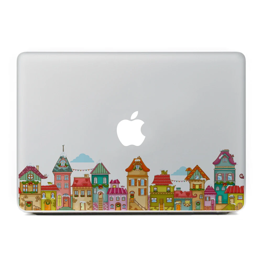 Виниловая наклейка Dream town для нового Macbook Pro/Air 11 13 15 дюймов чехол для ноутбука Наклейка