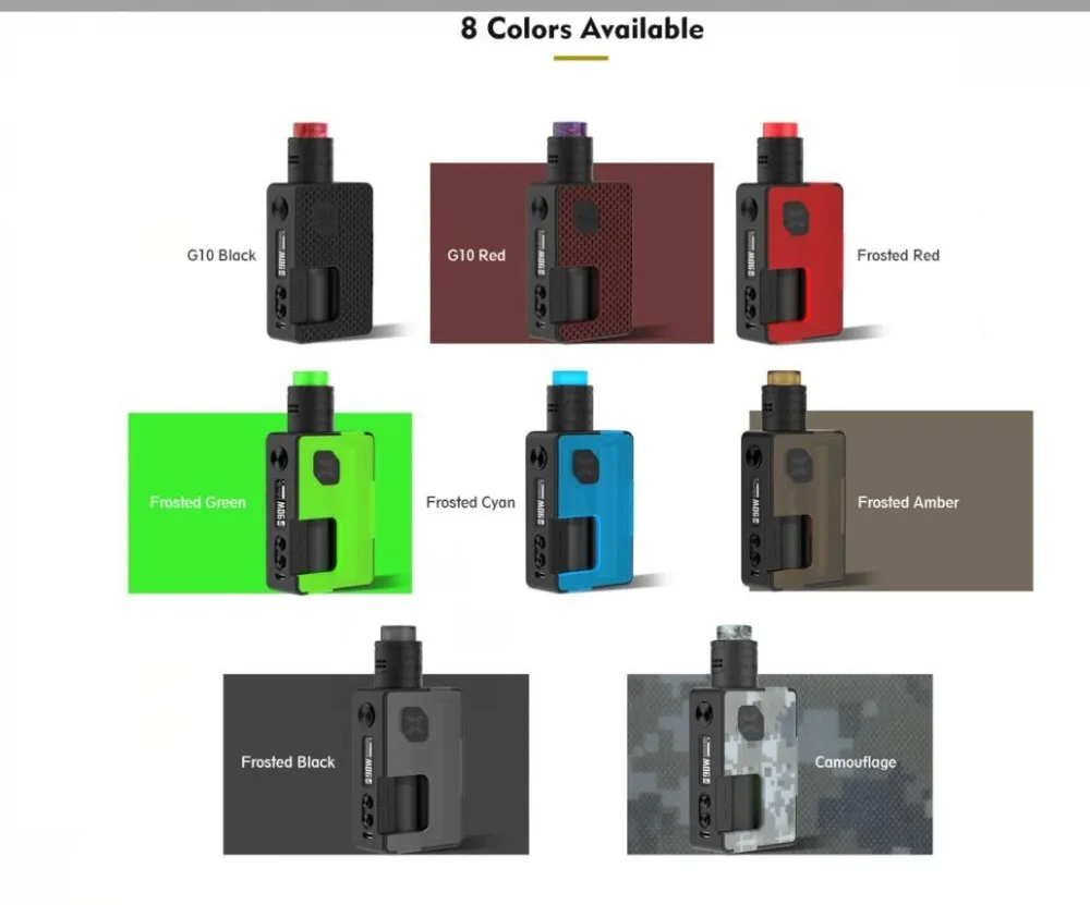 Новые цвета оригинальный Vandy Vape PULSE X BF комплект стандартная версия 90 Вт Pulse MOD с 8 мл