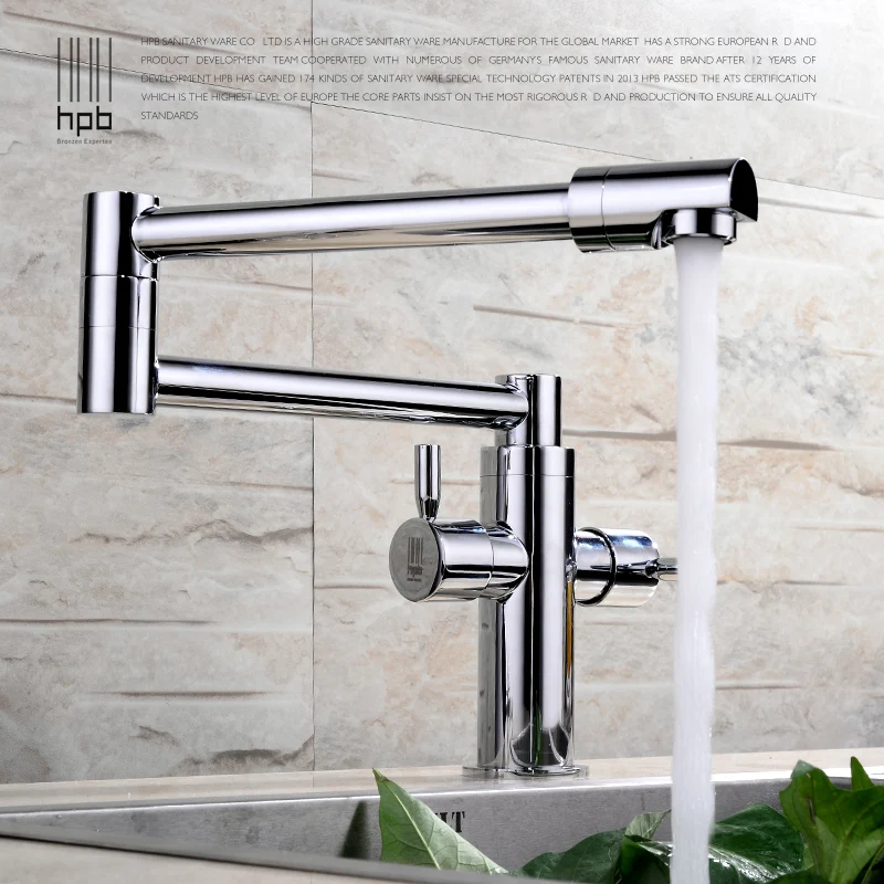 

copper hot and cold double pull the pull type kitchen faucet wash basin sink retractable faucet universal rotary type