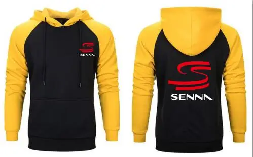 2019 г. Лидер продаж для мужчин's SENNA с капюшоном сплошной цвет Толстовка мужчин
