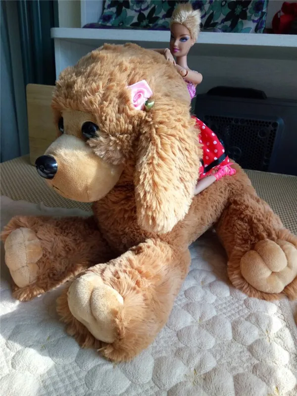 Cute Dog plush toys Poodle Bichon Frise puppy stuffed warm animal toys - Buyer's Show 5