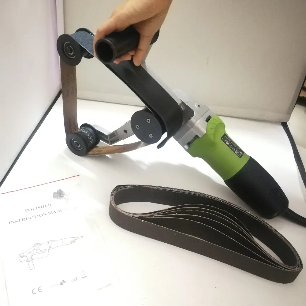 Pipe Tube Belt Sanders Polisher Stainless Steel Tube Polishing Machine