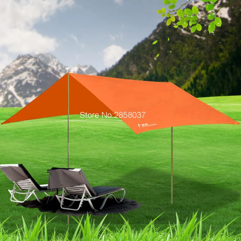 

FLYTOP Anti-UV Ultralight 4*2.95m Pergola Awning Canopy 190T Siliver Coating Outdoor Taffeta Trap Sun Shelter Tent High Quality