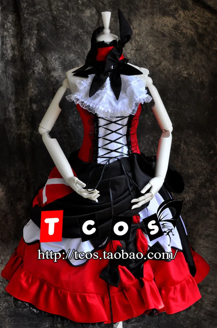 

Shining Hearts Women'sMistyral Lolita Cosplay Dress Gosurorifuku Gown Rode Evening Dress Gothic Costume