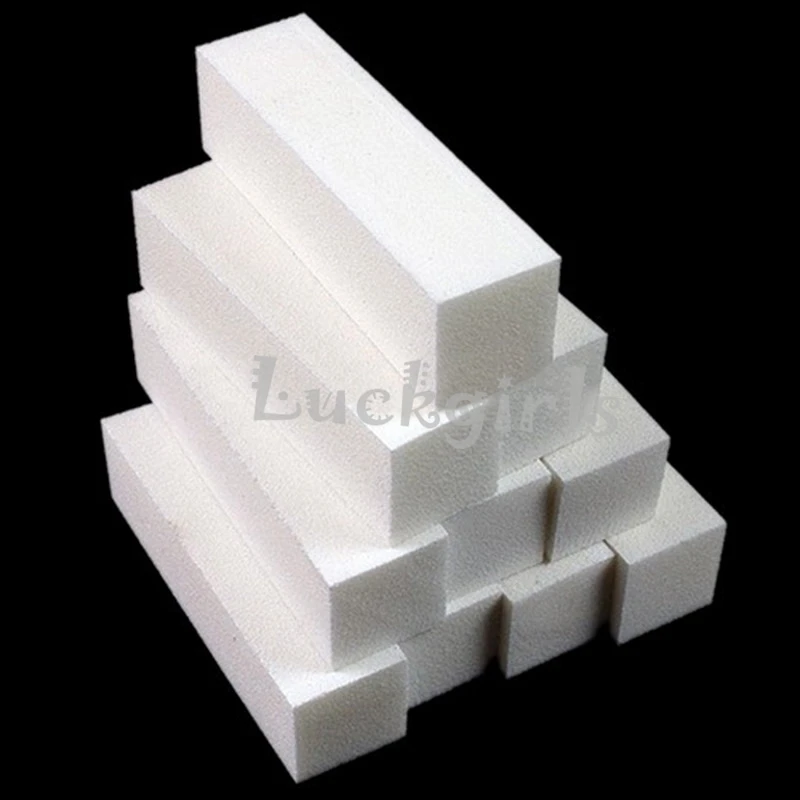 

Free shipping 10Pcs White Buffing Sanding Files Block Pedicure Manicure Care Nail Art Buffer