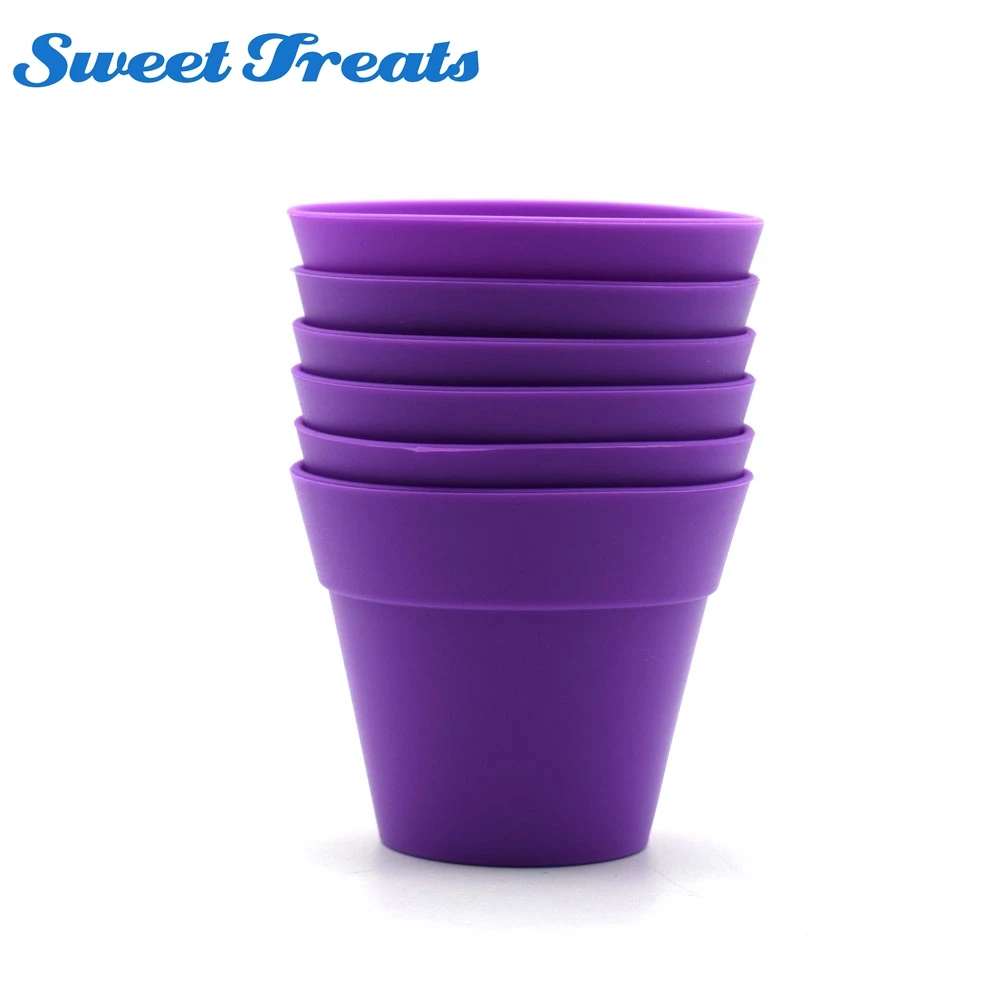 

Sweettreats Mini Flower Pot Silicone Baking Molds Pack of 6