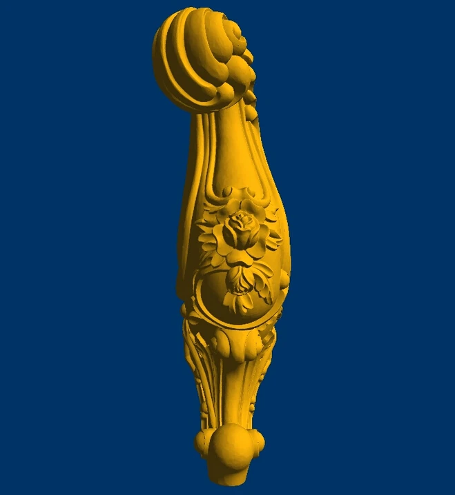 3D модель рельеф STL формат CNC наложница диван ножки мебель нога 117|3d model relief|stl cncmodel 3d