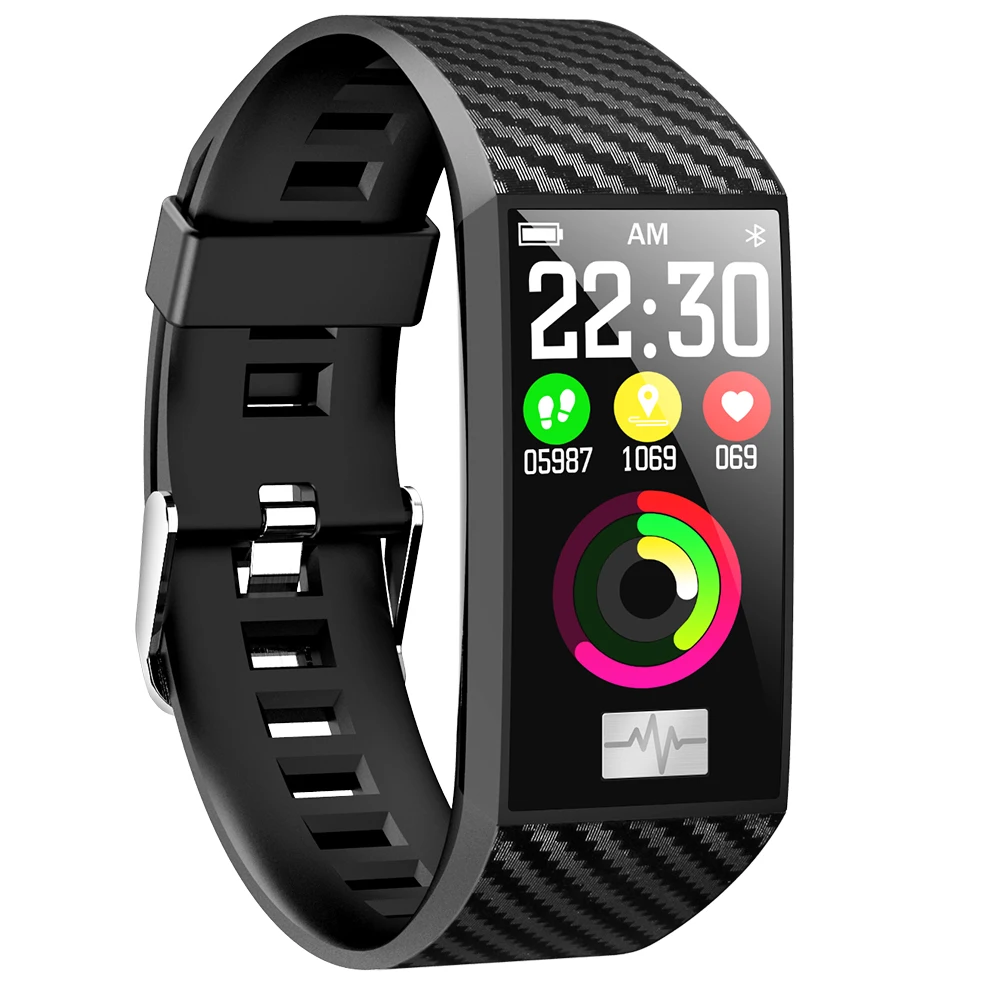 

DT58 Smart Band IP68 Waterproof Heart Rate Measurement 1.14" IPS Large Screen SmartWatch for Android IOS Smart Bracelet PK ID115