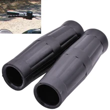 1 пара 7/" Мотоцикл ручками резиновой ручкой Бар гель сцепление Ретро резиновая мотоцикл Винтаж бутылки кока рукоятка коричневый/черный