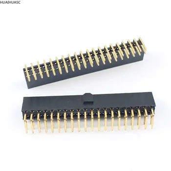 

10Pcs / Lot 2.54mm Pitch 2x20 40 Pin Right Angle Female Header Strip Polarizing Key