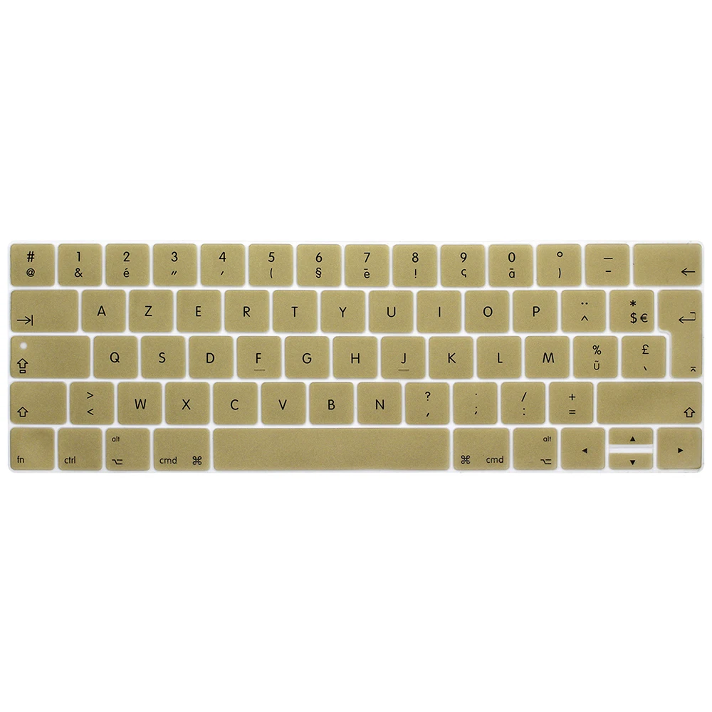 Силиконовая клавиатура AZERTY для MacBook New Pro 13 A1706 и 15 A1707 2017 с сенсорной панелью|keyboard