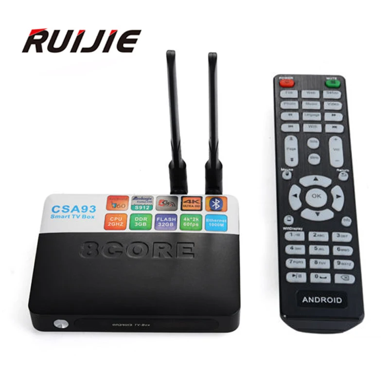 3GB RAM 32GB ROM font b Android b font 6 0 TV Box CSA93 Amlogic S912