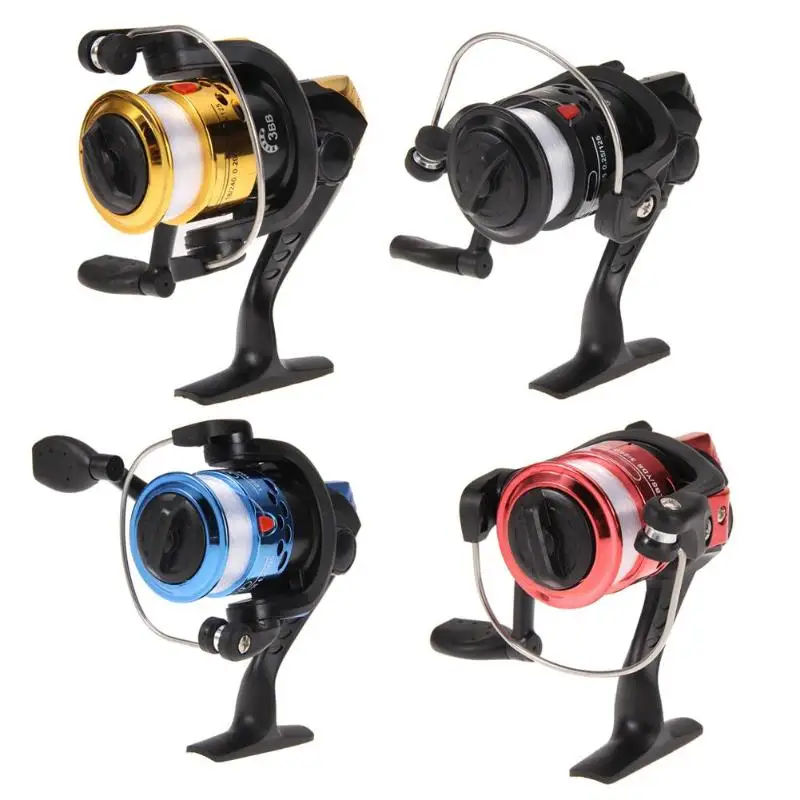 

1pcs High Speed Ratio 5.2:1 Bait Folding Rocker ABS Body Spinning Fish Reel Casting Fishing Reels with Line Spinneret peche