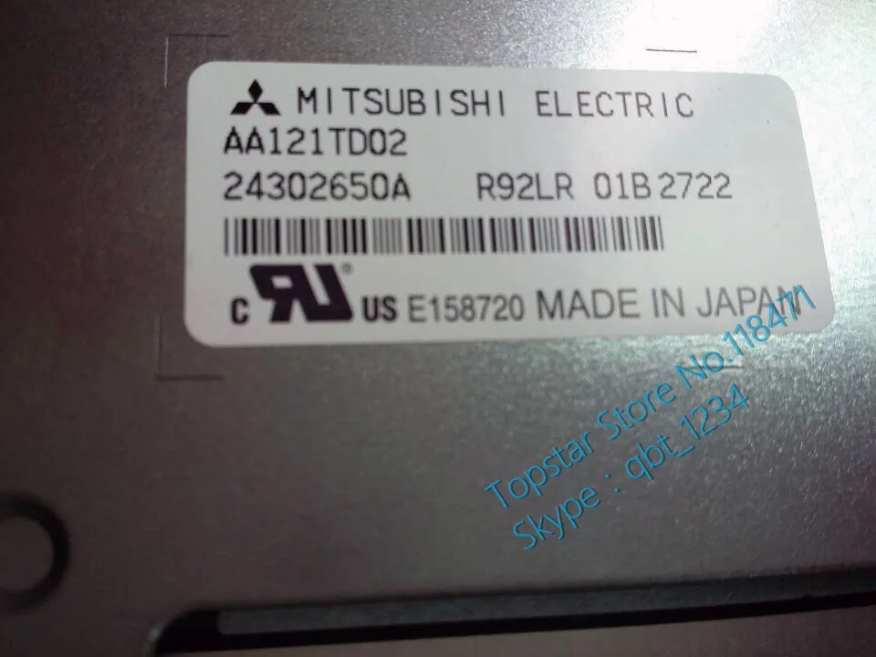 A+ класс 12,1 дюймов ЖК-панель AA121TD02 1024 RGB* 768 XGA промышленный ЖК-экран 6 месяцев гарантии