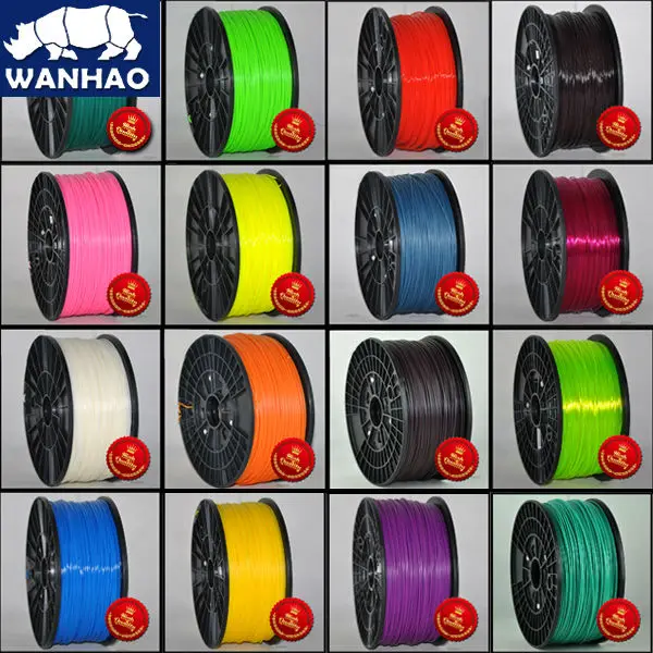 

fullcolor ABS/PLA filament 1.75mm/3.00mm for 3d printing hot sale PVA