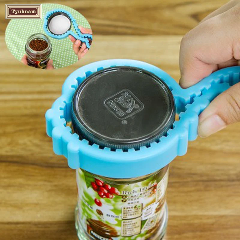 Functional Container Bottle Jar Lid Can Opener Hand Easy Twist Kitchen