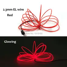 Neon Light Dance Party Decor car Lights Neon LED lamp Flexible EL Wire Rope Tube Waterproof LED Strip With Controller
