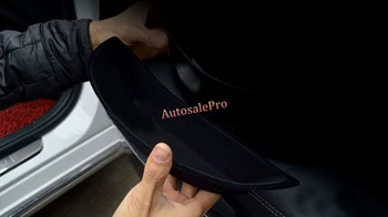 

Interior Console Front Door Storage Box Phone Holder 2pcs For Mercedes Benz C Class W205 2014 -2015