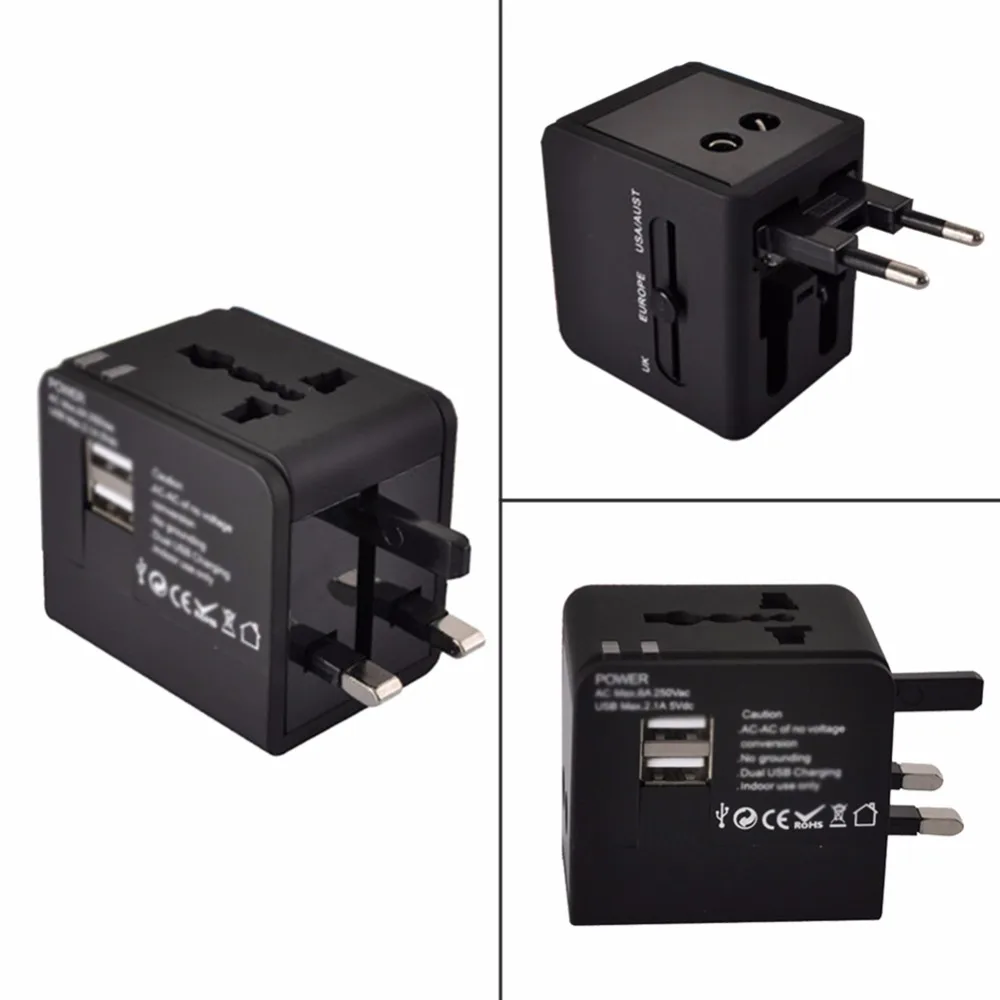 Buy For Mobile Phone Universal Charger Converter USA US UK AU EU Wall Plug