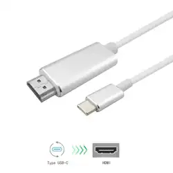 2 м USB3.1 Тип с разъемами типа C и HDMI 4 K Кабель-адаптер для iMac MacBook Pro для Galaxy S8 S9 Note 8 для Dell XPS устройствами USB C