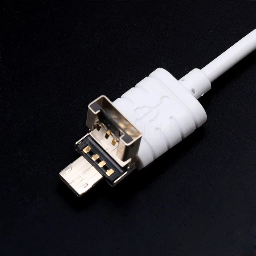 Kebidu машина высокой скорости вращения 4 порта Micro USB 2 0 OTG HUB адаптер портовый