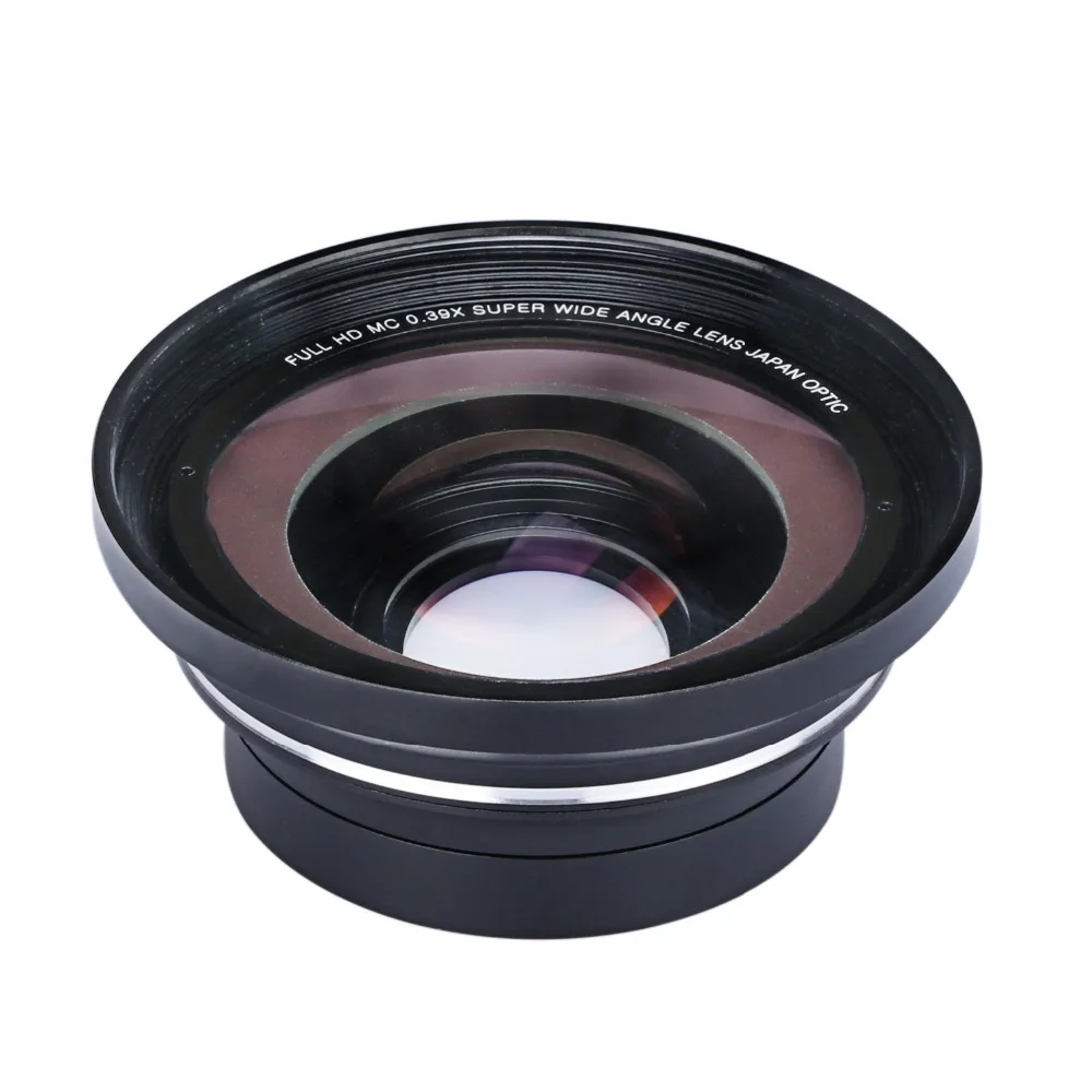 

37mm Thread Interface 0.39X HD Camera Lens Wide Angle Macro for Sony Nikon Canon Digital Video Camera Close-up Lens