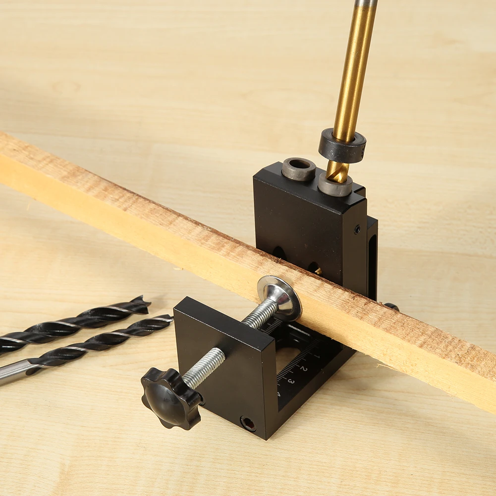 Newly Woodworking Oblique Hole Locator Hole Drilling Guide Kit Furniture Puncher Drilling Holes