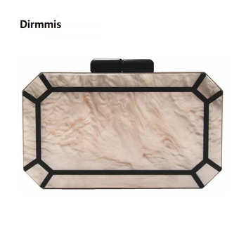 

Brand Fashion New Wallet Women Messenger Bag Acrylic Party Prom Luxury Handbag Wedding Woman Bags Solid Evening Bag Box Clutch