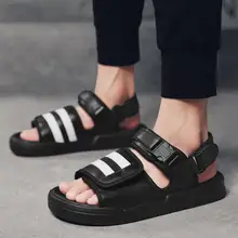 Летний Для мужчин сандалии тенденции моды ретро сандалии Повседневная Мужская обувь нескользящей резиновой подошве пляжная обувь Дышащие босоножки