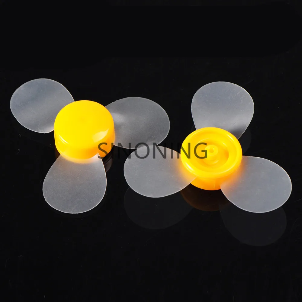 

2PCS 72mm transparent soft blade propeller DIY model material