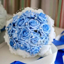 Невесты свадебный цветок имитации Искусственные цветы Букеты Корейский простой смешивания Холдинг розы