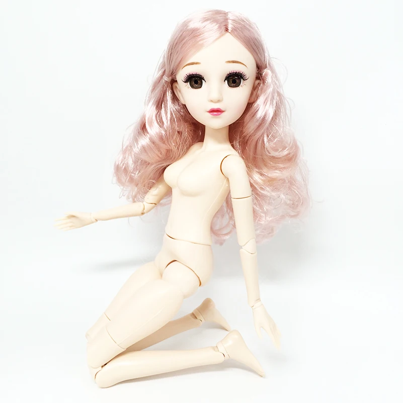 Новинка, 48 см, 24 Подвижные шарнирные BJD, куклы, игрушки, модная одежда, аксессуары для обнаженной куклы, тело женщины, BJD, куклы, игрушки для девочек