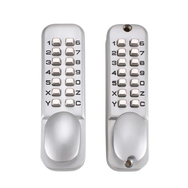 Theftproof cipher lock Zinc alloy code push button mechanical combination door lock in Locks
