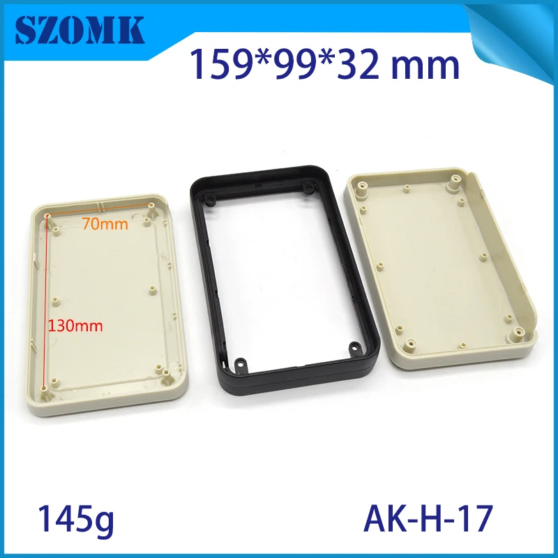 szomk small plastic case for electronic equipment plastic housing for enclosure pcb design junction box tv box abs material plastic casing (27)