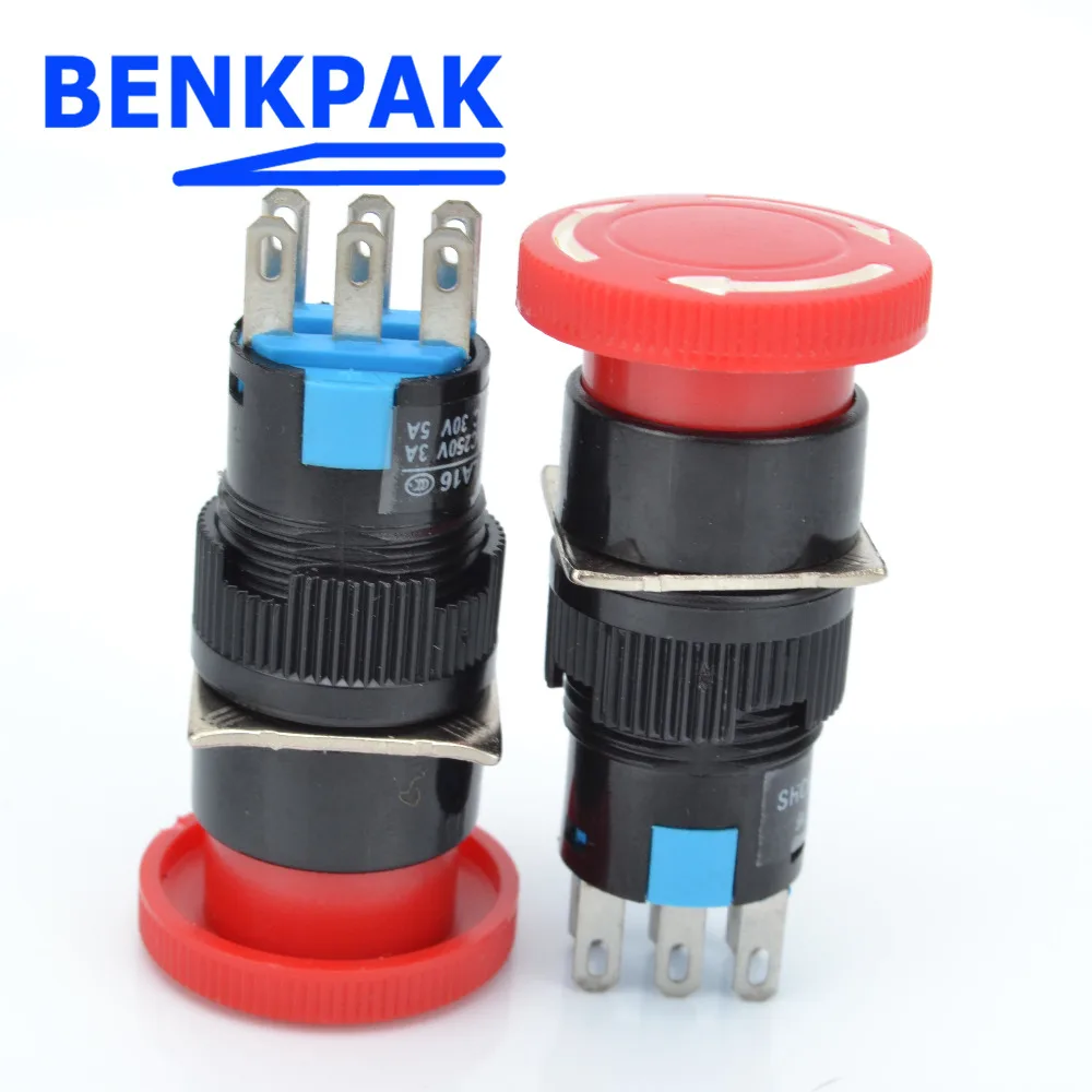 

16mm Emergency Stop Push Button Switch e-stop switch