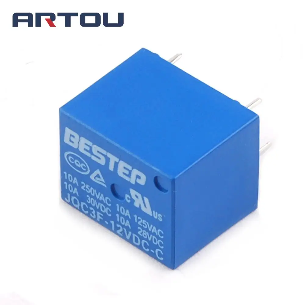 10 шт. BESTEP T73 12V реле синего цвета|relay 12v|relay 10pcsrelay 12v 10pcs |