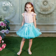 Pettiskirt with Ruffle baby Tutu skirt one piece retail girl skirt Baby Girl ball gown girls