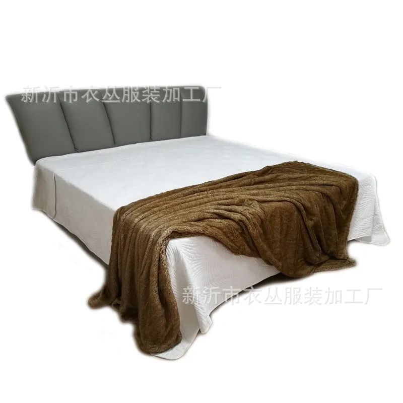 

Imitation rabbit fur blanket faux fur throw 200cm*140cm