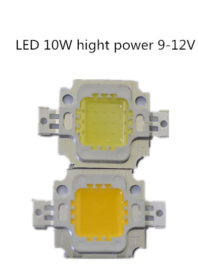 100 шт./лот 10 Вт чип-лампа led 10 Вт бисер светильник 900LM 9-12 в 32 В лампа светильник белый теплый белый Высокая мощность 20*48 МЛИ чип для прожектора - Испускаемый цвет: 10W 9-12V