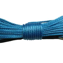 10 мм x 20 м синий кабель UHMWPE синтетический трос лебедки