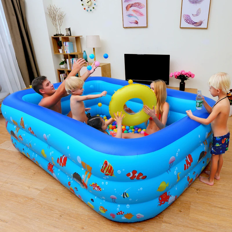 Надувной детский бассейн Piscina портативный открытый Детская ванна для бассейна