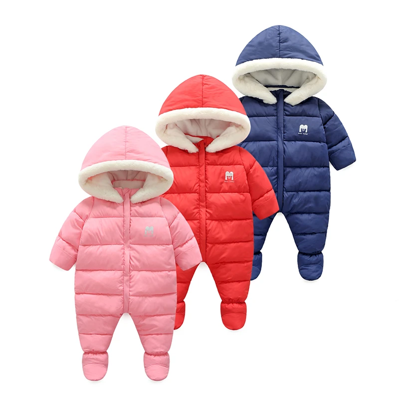 

Vinnytido Winter Children Jumpsuit For Baby Footies Cotton Jumpsuit Children Snowsuit Christmas For Kids