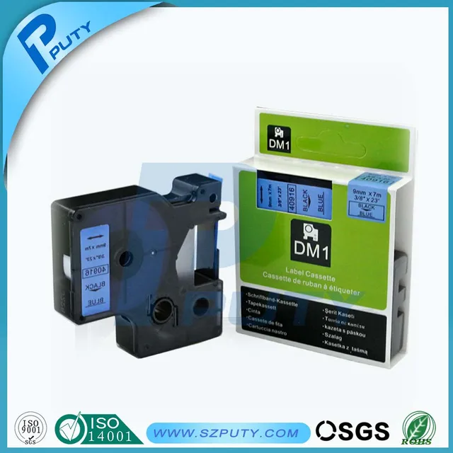 Best Offers Compatible dymo tape 12mm black on blue dymo 45016 for dymo label printer Best Offers Compatible dymo tape 12mm black on blue dymo 45016 for dymo label printer