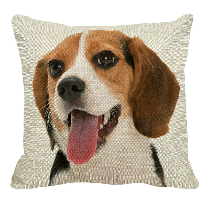 Beagle Pillow Sham Decorative Pillowcase 3 Sizes for Bedroom Decor 