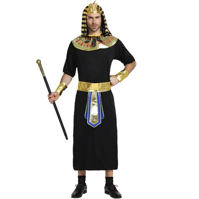 Halloween antico egitto faraone egiziano Costume per uomo re Cleopatra  regina Cosplay festa di carnevale coppia medievale vestito da partito