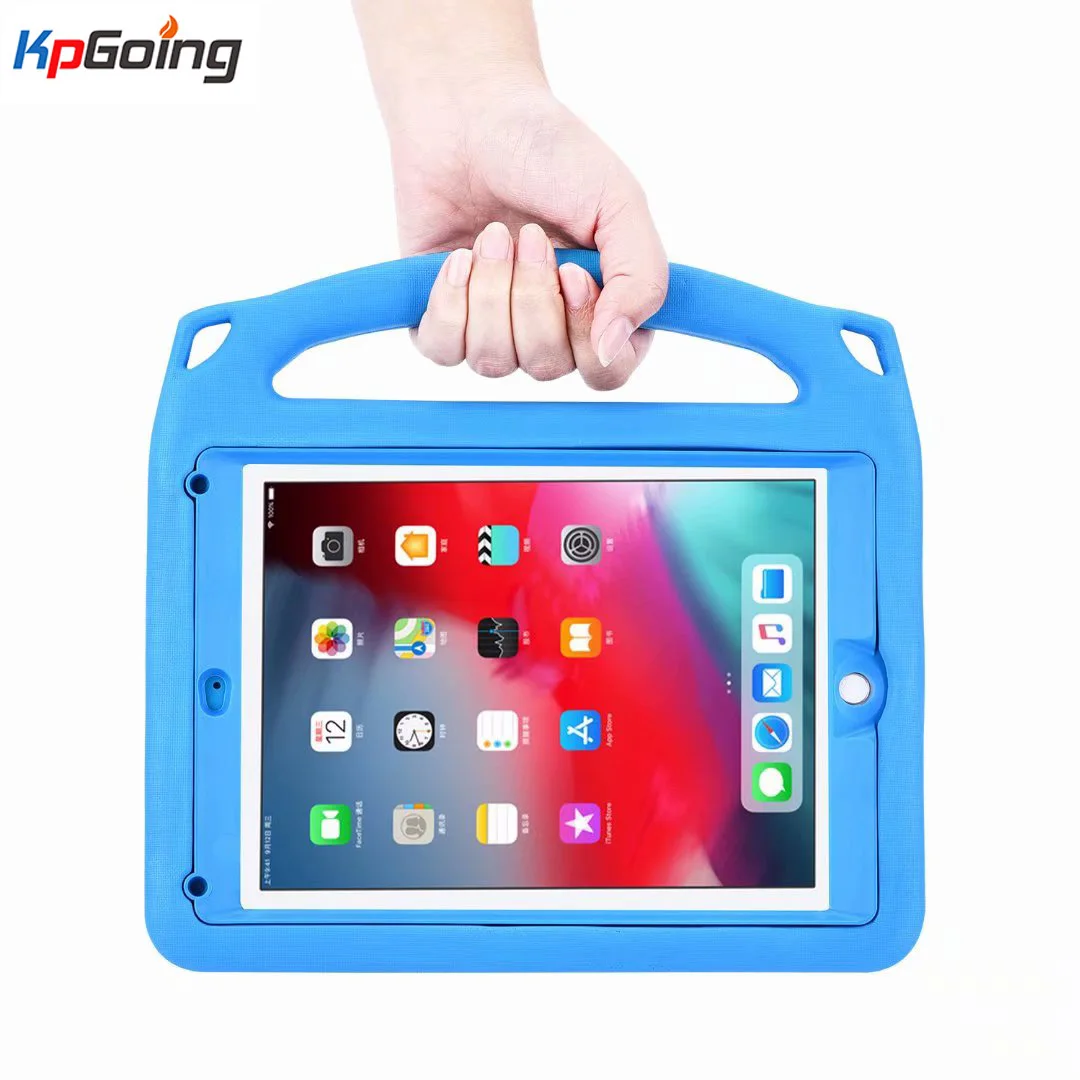 

For IPad 2018 Case W/ Pencil Holder Touch Screen 9.7 2017 Kids EVA Shockproof Cover+PC Stand for IPad 2018 Case 9.7 A1822 A1893