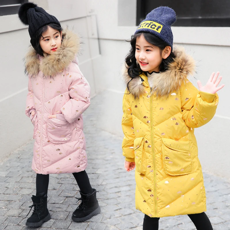 Buy Girls Winter Coat Warmly Down Jackets Cartoon